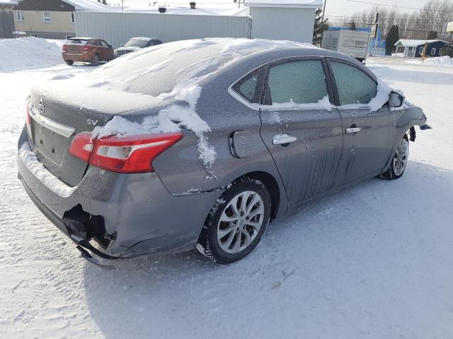 3N1AB7AP2KY311654 - 2019 NISSAN SENTRA S GRAY photo 3