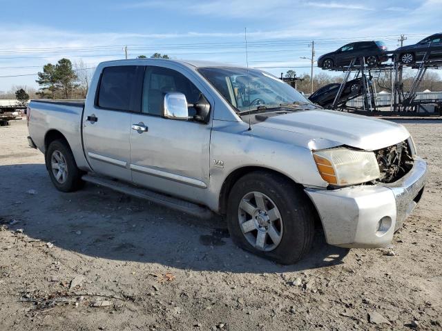 1N6AA07A74N593202 - 2004 NISSAN TITAN XE SILVER photo 4