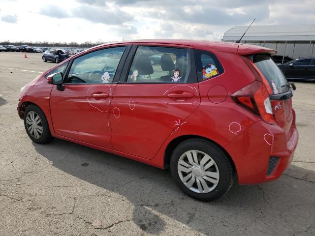 3HGGK5H59FM786619 - 2015 HONDA FIT LX RED photo 2