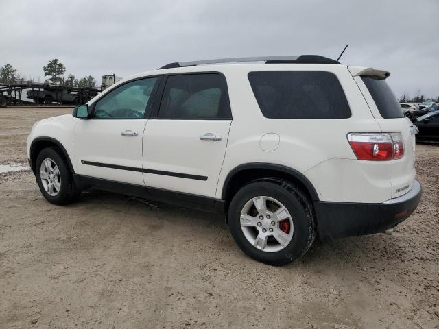 1GKLRKED0AJ152791 - 2010 GMC ACADIA SL WHITE photo 2