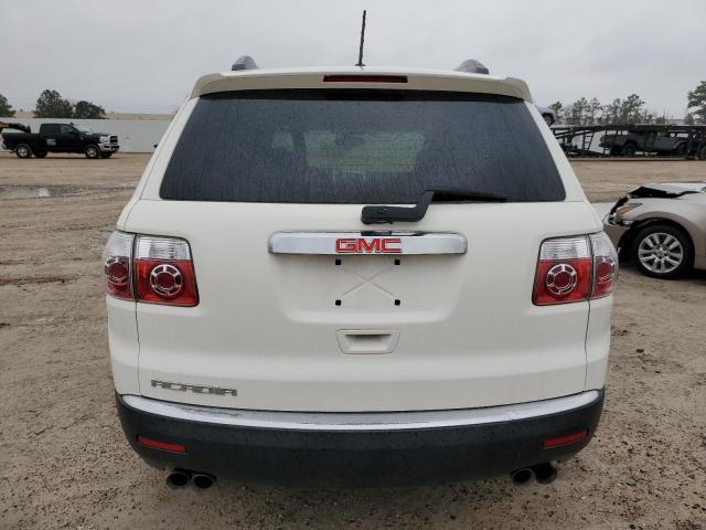 1GKLRKED0AJ152791 - 2010 GMC ACADIA SL WHITE photo 6