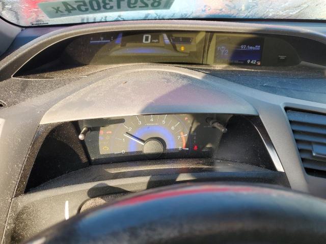 2HGFG3B02CH539306 - 2012 HONDA CIVIC EXL წითელი ფოტო 9