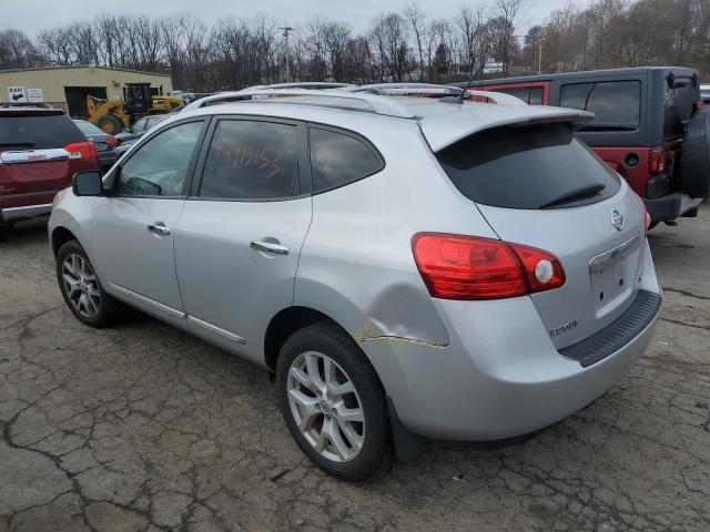 JN8AS5MV5DW639712 - 2013 NISSAN ROGUE S SILVER photo 2