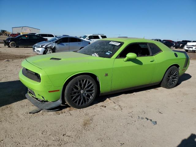 2C3CDZFJXFH711896 - 2015 DODGE CHALLENGER R/T SCAT PACK GREEN photo 1