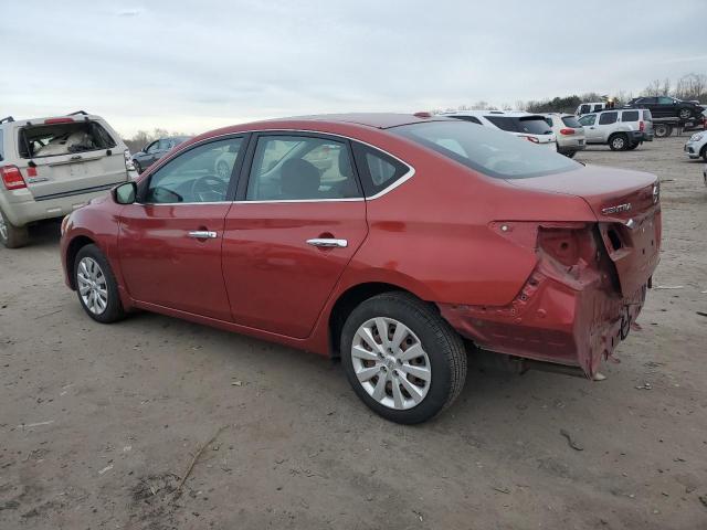 3N1AB7AP9FY358203 - 2015 NISSAN SENTRA S RED photo 2