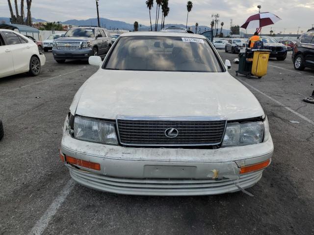 JT8UF11E8N0129576 - 1992 LEXUS LS 400 WHITE photo 5