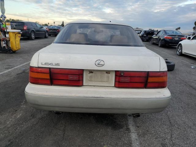 JT8UF11E8N0129576 - 1992 LEXUS LS 400 WHITE photo 6