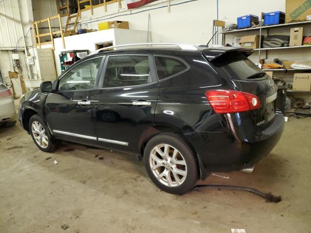 JN8AS5MV2CW363715 - 2012 NISSAN ROGUE S BLACK photo 2