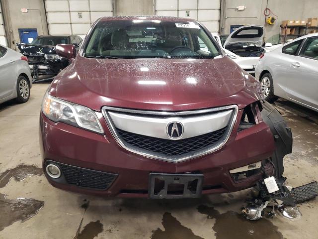 5J8TB4H51FL002511 - 2015 ACURA RDX TECHNOLOGY RED photo 5