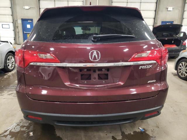 5J8TB4H51FL002511 - 2015 ACURA RDX TECHNOLOGY RED photo 6