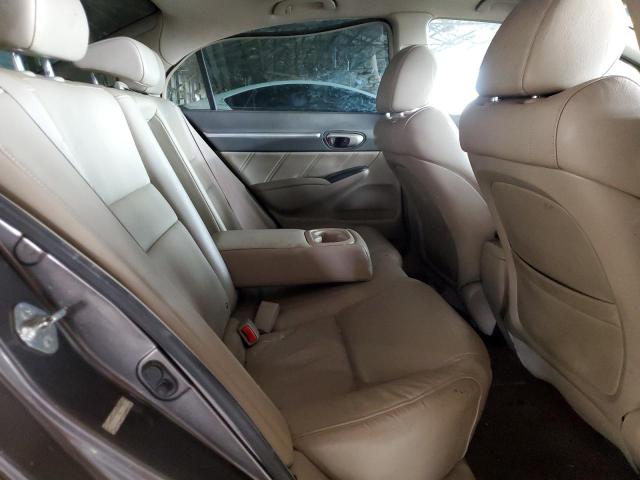 19XFA1F99AE007055 - 2010 HONDA CIVIC EXL ნაცრისფერი ფოტო 10