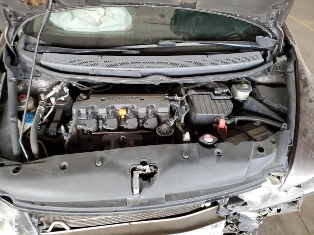 19XFA1F99AE007055 - 2010 HONDA CIVIC EXL ნაცრისფერი ფოტო 11