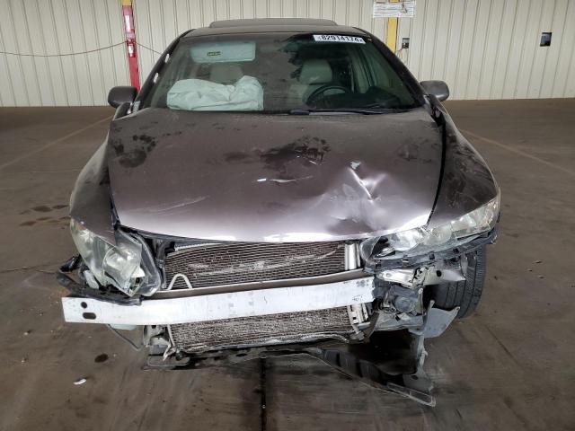 19XFA1F99AE007055 - 2010 HONDA CIVIC EXL ნაცრისფერი ფოტო 5