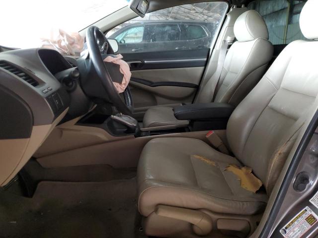 19XFA1F99AE007055 - 2010 HONDA CIVIC EXL ნაცრისფერი ფოტო 7