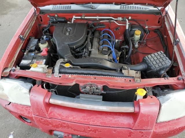 1N6DD26S82C385803 - 2002 NISSAN FRONTIER KING CAB XE RED photo 11