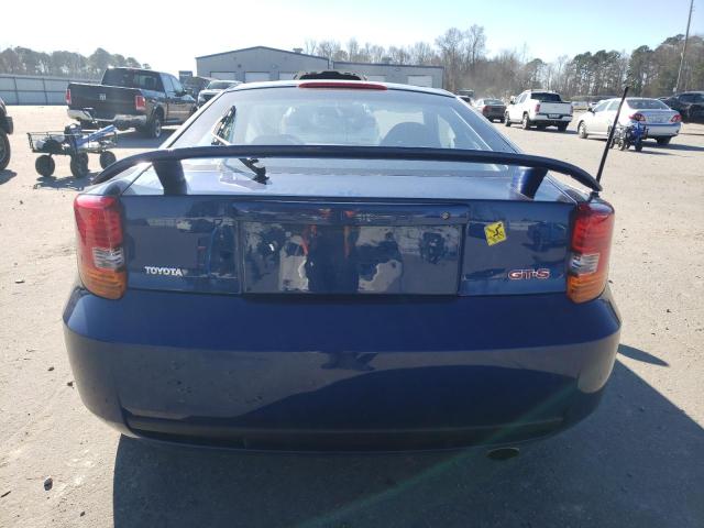 JTDDY32T520055145 - 2002 TOYOTA CELICA GT-S BLUE photo 6