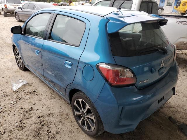 ML32AWHJ1RH000449 - 2024 MITSUBISHI MIRAGE SE BLUE photo 2