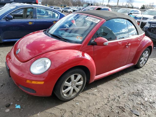 3VWPG31Y98M408986 - 2008 VOLKSWAGEN NEW BEETLE CONVERTIBLE S RED photo 1