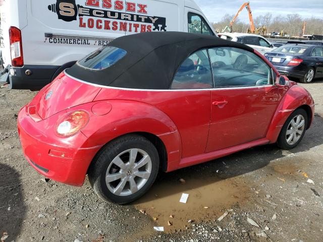 3VWPG31Y98M408986 - 2008 VOLKSWAGEN NEW BEETLE CONVERTIBLE S RED photo 3