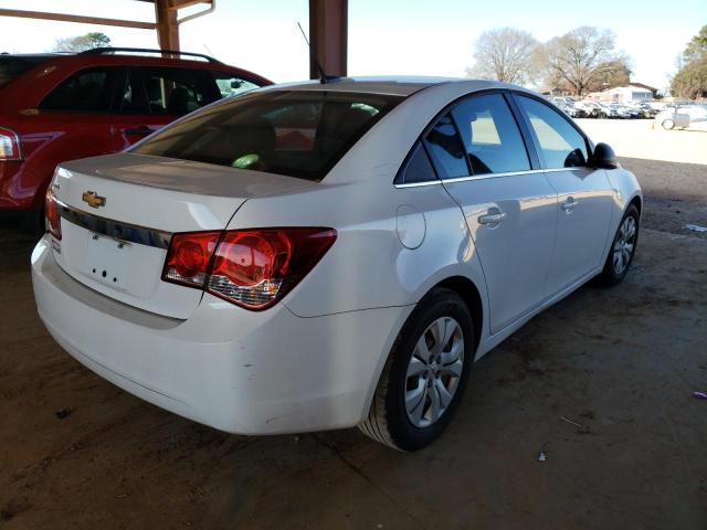 1G1PC5SH1C7292719 - 2012 CHEVROLET CRUZE LS WHITE photo 4