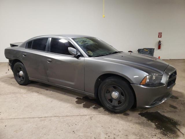 2C3CDXAG9CH295612 - 2012 DODGE CHARGER POLICE GRAY photo 4
