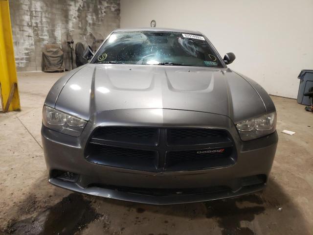 2C3CDXAG9CH295612 - 2012 DODGE CHARGER POLICE GRAY photo 5