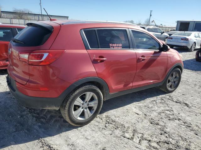 KNDPB3A20D7371621 - 2013 KIA SPORTAGE BASE RED photo 3