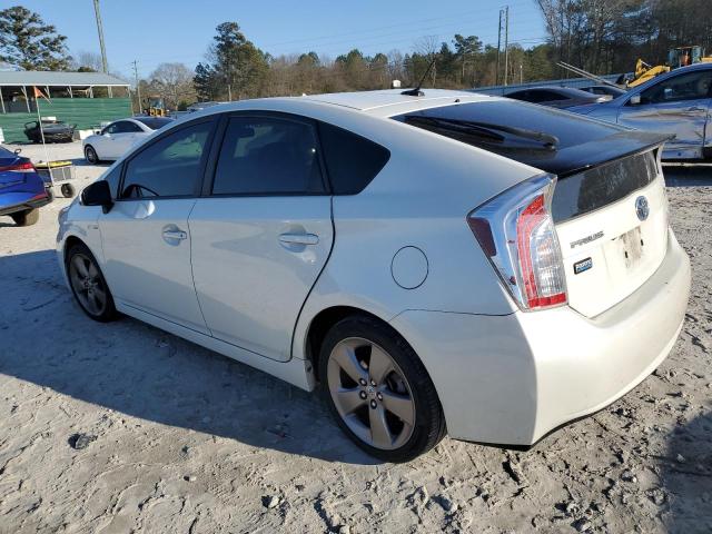 JTDKN3DU8F0426505 - 2015 TOYOTA PRIUS WHITE photo 2