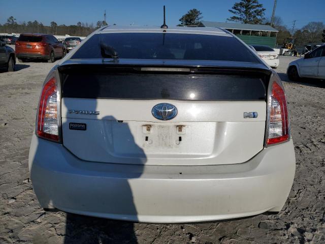 JTDKN3DU8F0426505 - 2015 TOYOTA PRIUS WHITE photo 6