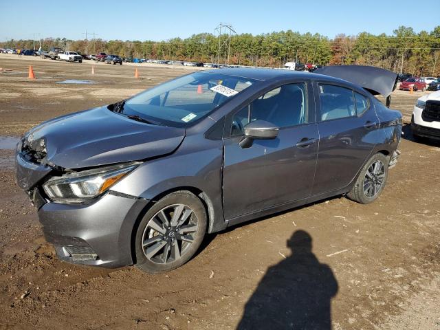 3N1CN8EV7ML861690 - 2021 NISSAN VERSA SV GRAY photo 1