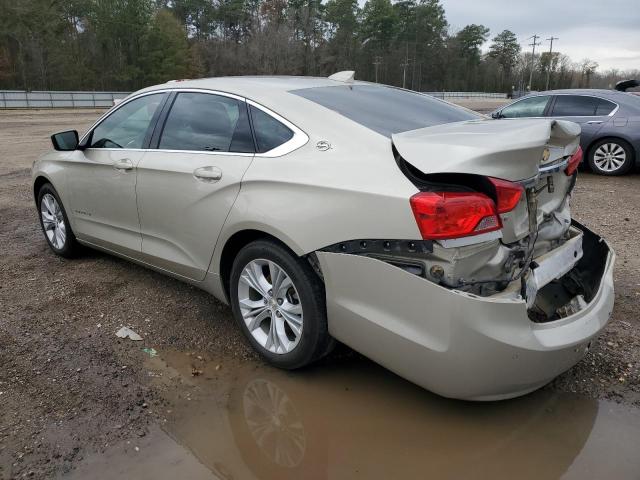 2G1125S35F9100590 - 2015 CHEVROLET IMPALA LT BEIGE photo 2