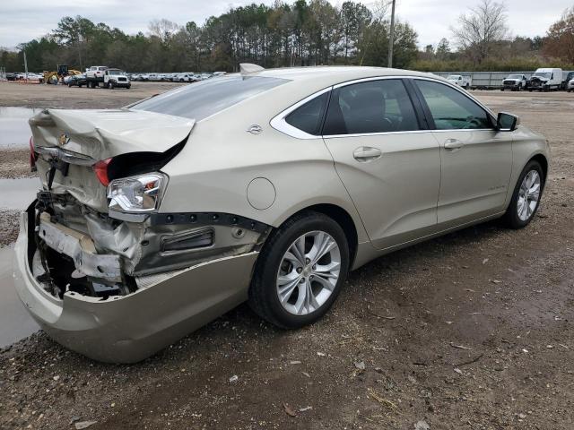 2G1125S35F9100590 - 2015 CHEVROLET IMPALA LT BEIGE photo 3