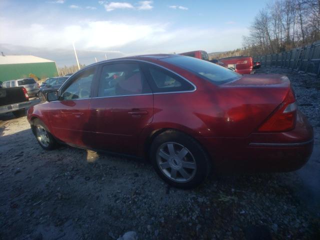 1FAFP23135G154860 - 2005 FORD FIVE HUNDR SE RED photo 2