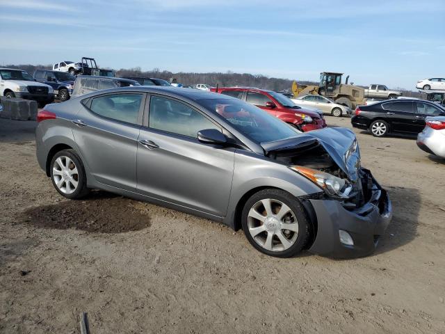 5NPDH4AE2DH290083 - 2013 HYUNDAI ELANTRA GLS GRAY photo 4