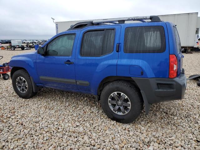 5N1AN0NW0EN808714 - 2014 NISSAN XTERRA X BLUE photo 2