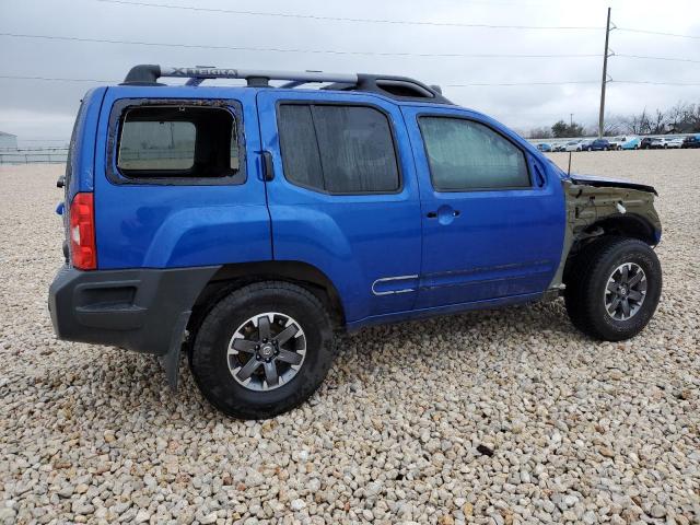 5N1AN0NW0EN808714 - 2014 NISSAN XTERRA X BLUE photo 3