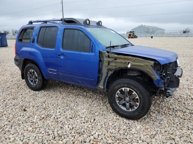 5N1AN0NW0EN808714 - 2014 NISSAN XTERRA X BLUE photo 4