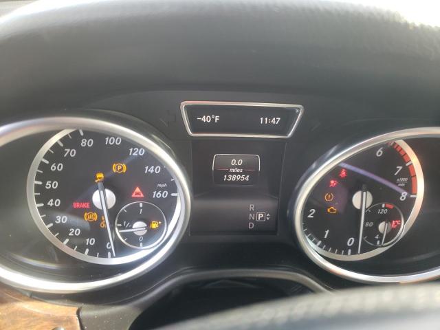 4JGDA5HB9EA394578 - 2014 MERCEDES-BENZ ML 350 4MATIC WHITE photo 9