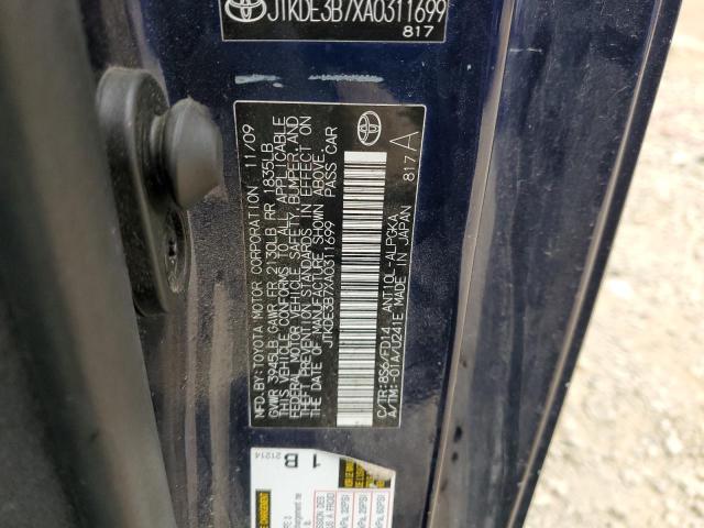 JTKDE3B7XA0311699 - 2010 TOYOTA SCION TC 蓝色 照片 13