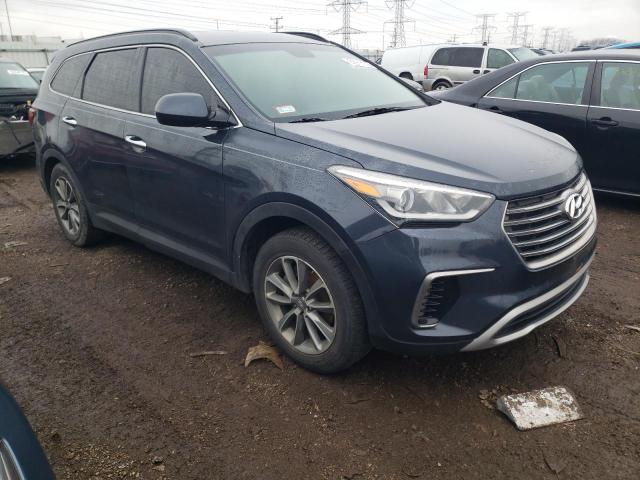 KM8SM4HF7KU299524 - 2019 HYUNDAI SANTA FE X SE BLUE photo 4