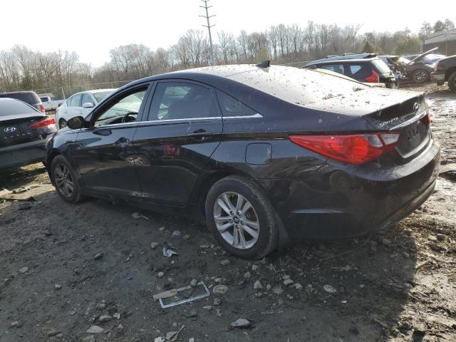 5NPEB4AC3DH793643 - 2013 HYUNDAI SONATA GLS BLACK photo 2