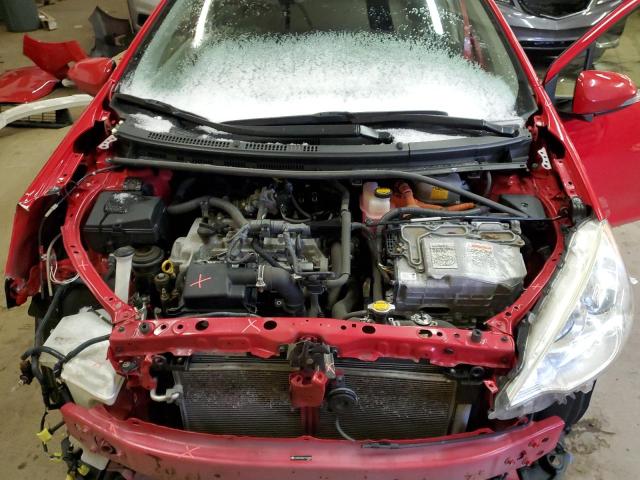 JTDKDTB36C1520496 - 2012 TOYOTA PRIUS C RED photo 11