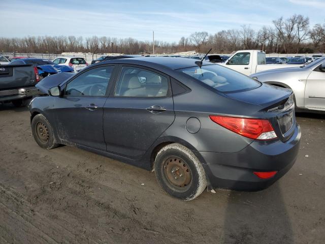 KMHCT4AE2DU413778 - 2013 HYUNDAI ACCENT GLS BLACK photo 2