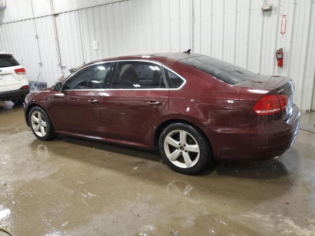 1VWBP7A34CC010679 - 2012 VOLKSWAGEN PASSAT SE Granate foto 2