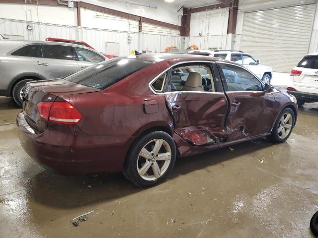 1VWBP7A34CC010679 - 2012 VOLKSWAGEN PASSAT SE Granate foto 3