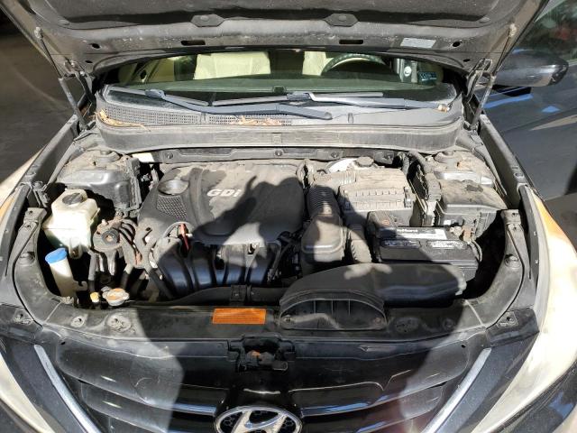 5NPEB4AC2CH464639 - 2012 HYUNDAI SONATA GLS BLACK photo 11