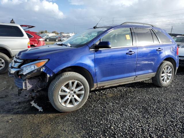 2FMDK4KC0EBB86778 - 2014 FORD EDGE LIMITED BLUE photo 1