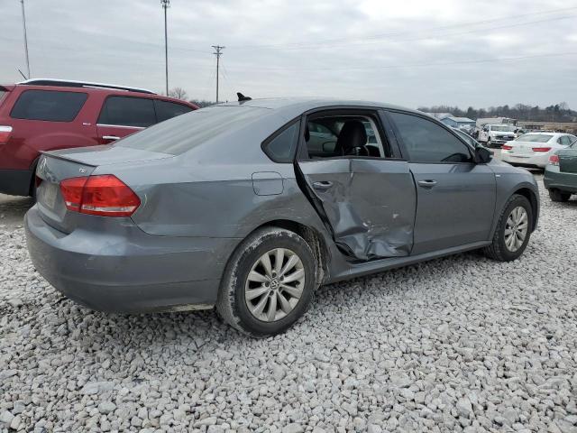 1VWAS7A36FC012853 - 2015 VOLKSWAGEN PASSAT S GRAY photo 3