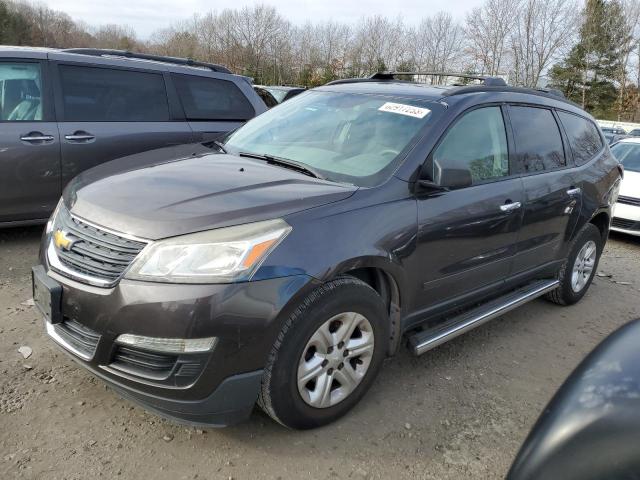 1GNKVFKD3DJ146011 - 2013 CHEVROLET TRAVERSE LS GRAY photo 1