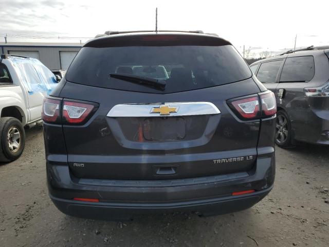 1GNKVFKD3DJ146011 - 2013 CHEVROLET TRAVERSE LS GRAY photo 6